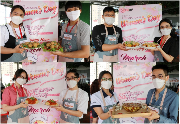 S3Corp Women 's Day Master Chefs Dishes 2022