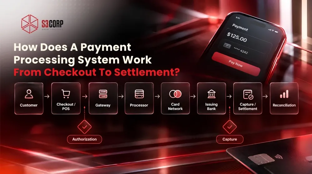 How Does A Payment Processing System Work From Checkout To Settlement? S3Corp.