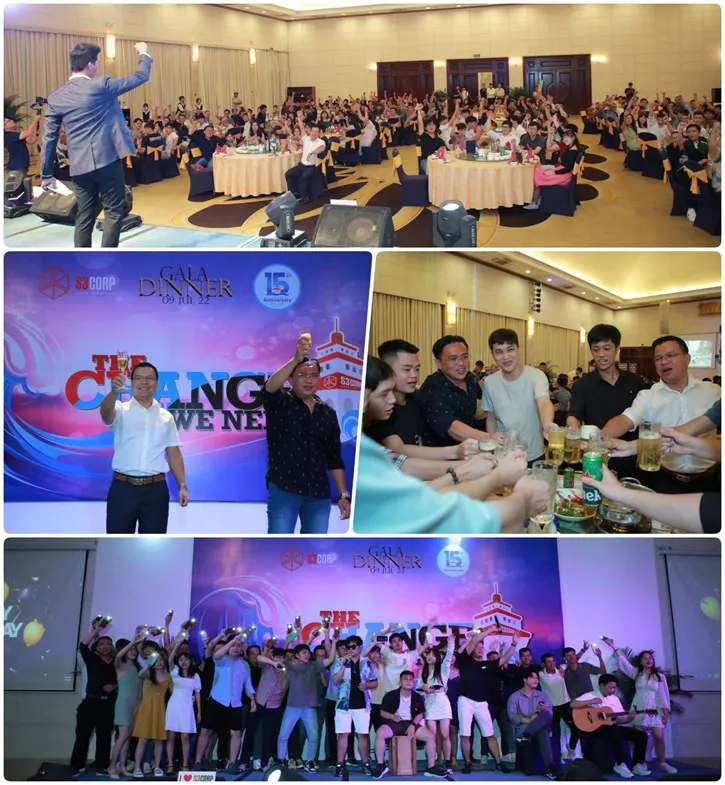 S3Corp . Company Trip 2022- Gala Dinner - The Change We Need - 15th Anniversary